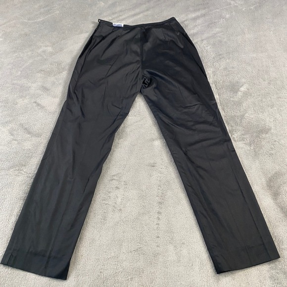 J.McLaughlin Black Ankle Length Cotton‎ Blend Pants Womens 0 Office Career New - Picture 6 of 16